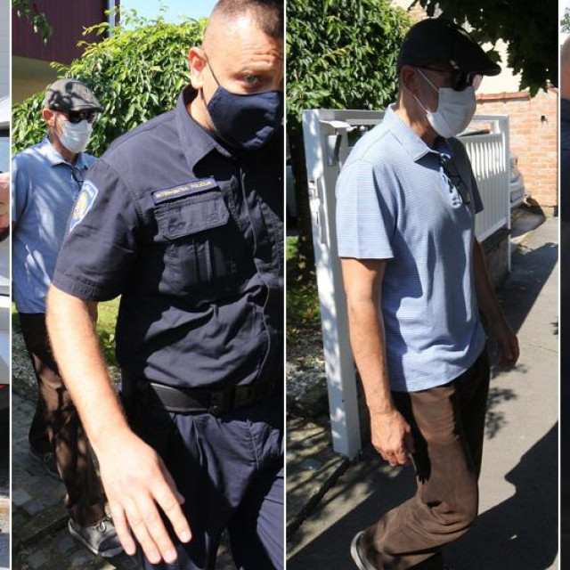 Privođenje suca Darka Krušlina u obiteljskoj kući u Osijeku