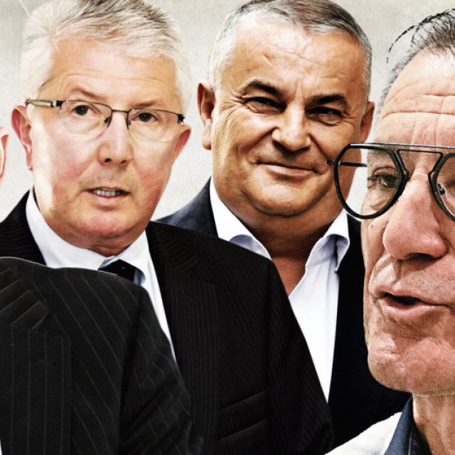 Darko Krušlin, Zvonko Vekić, Drago Tadić, Zdravko Mamić