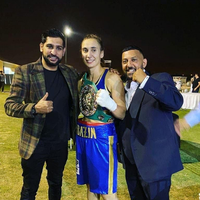 Amir Khan, Ivana Habazin i Naseem Hamed