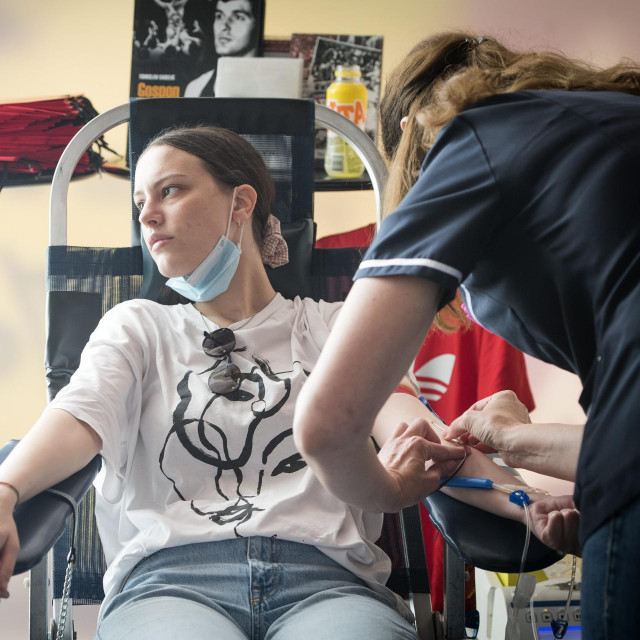 Darivanje krvi, ilustracija