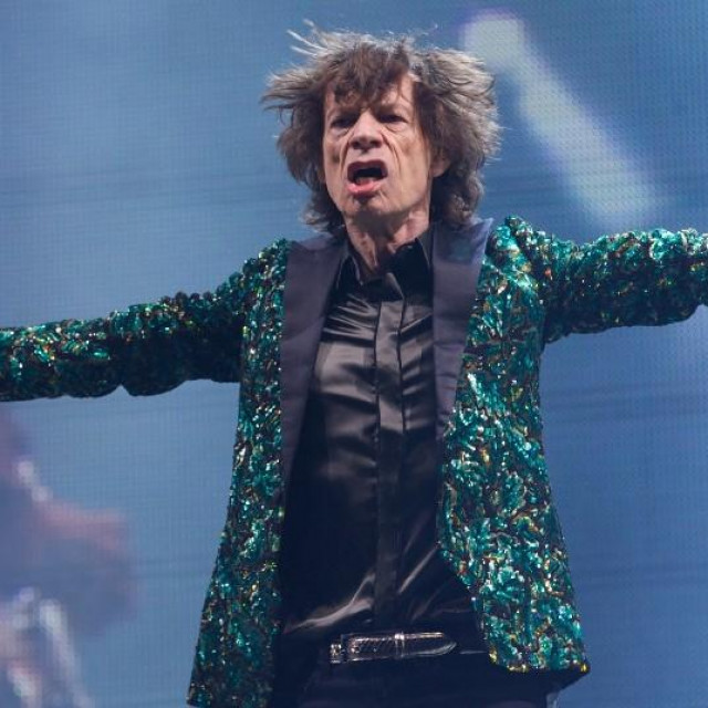 Mick Jagger na Glastonbury festivalu 2013.