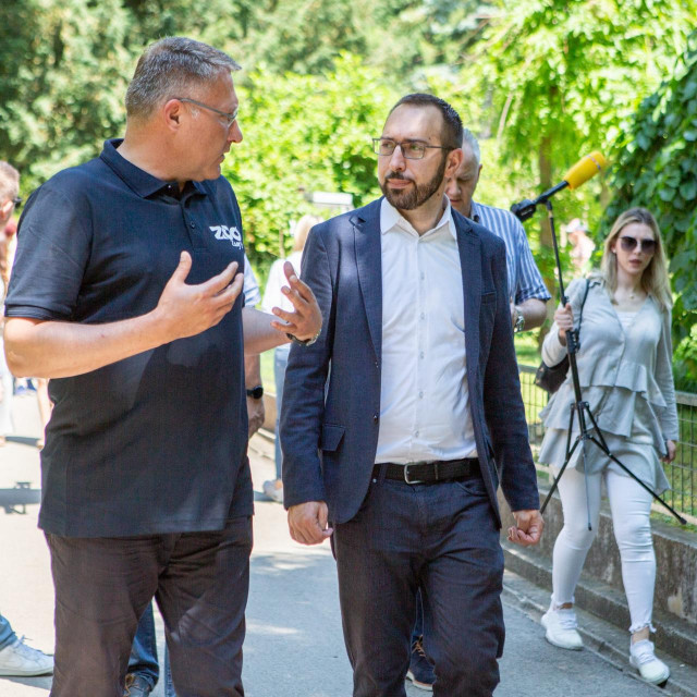 Tomašević i ravnatelj Skok