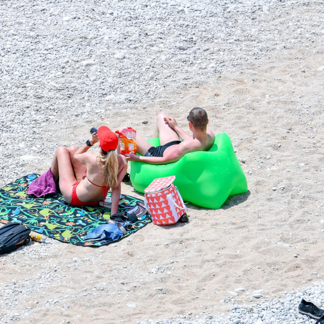 Plaža Banje u Dubrovniku (arhiva)