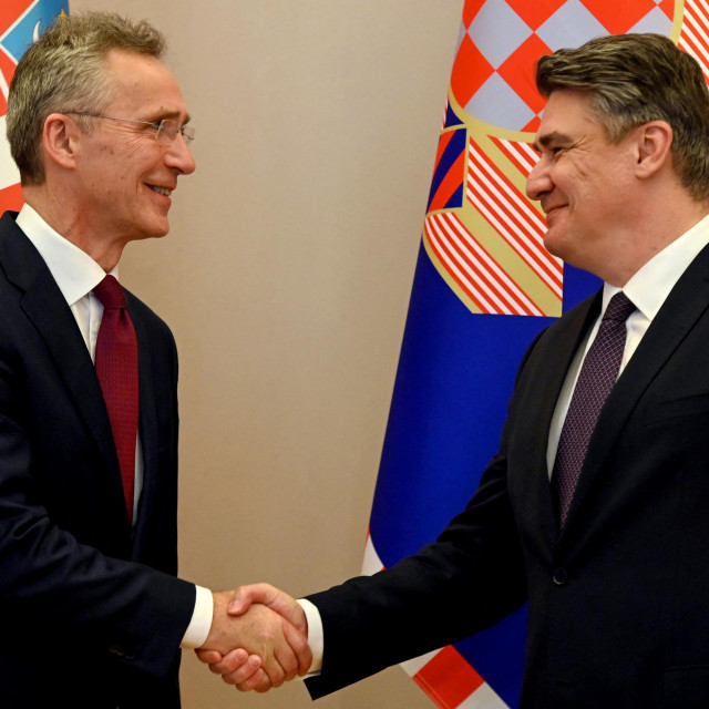 Jens Stoltenberg i Zoran Milanović 