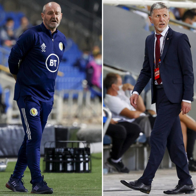 Izbornik Škotske Steve Clarke i Češke Jaroslav Silhavy