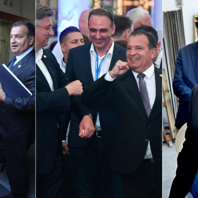 Dolazi na sjednicu Vlade, 10. rujna 2020.; prati rezultate izbora u HDZ-u, 5. srpnja 2020.; na gradilištu u Splitu, 30. lipnja 2020.