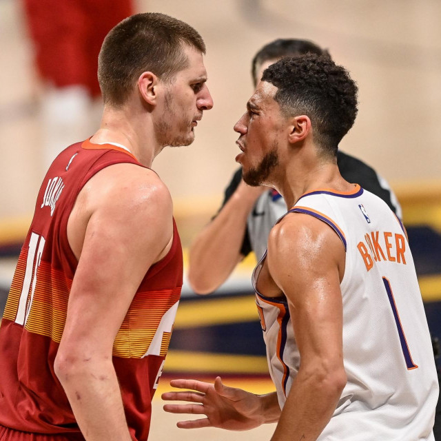 Nikola Jokić i Devin Booker