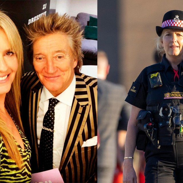 Supruga Roda Stewarta, Penny Lancaster, postala je policajka