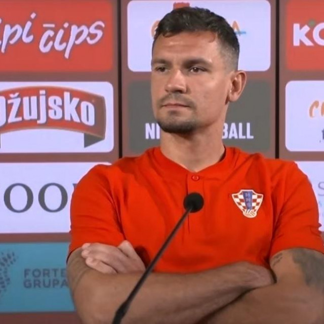 Dejan Lovren na današnjoj presici