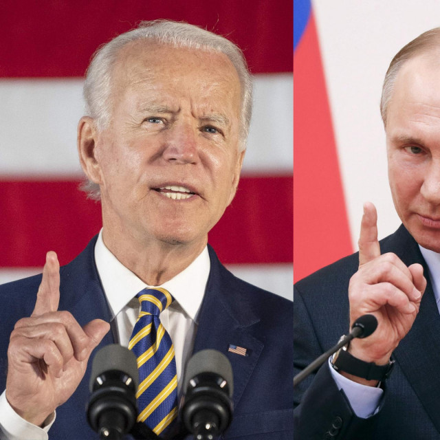 Joe Biden; Vladimir Putin 