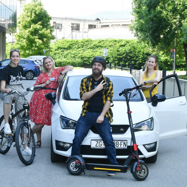 Sudionici utrke: Dina Hrastović, Iris Hazler Šanko, Matija Boltižar i Matea Grbac