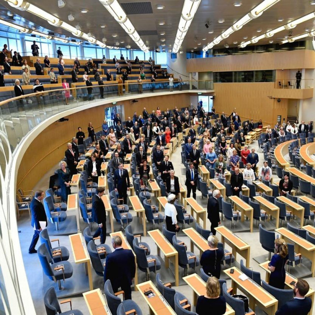 Švedski parlament, arhivska fotografija