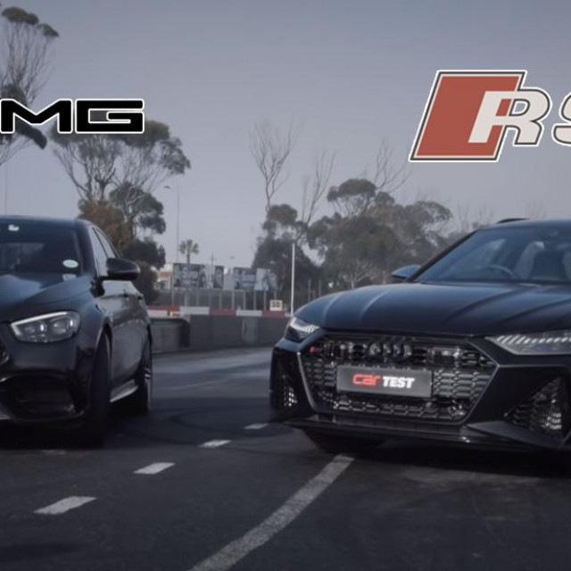 Mercedes E63 S AMG i Audi RS6 Avanat