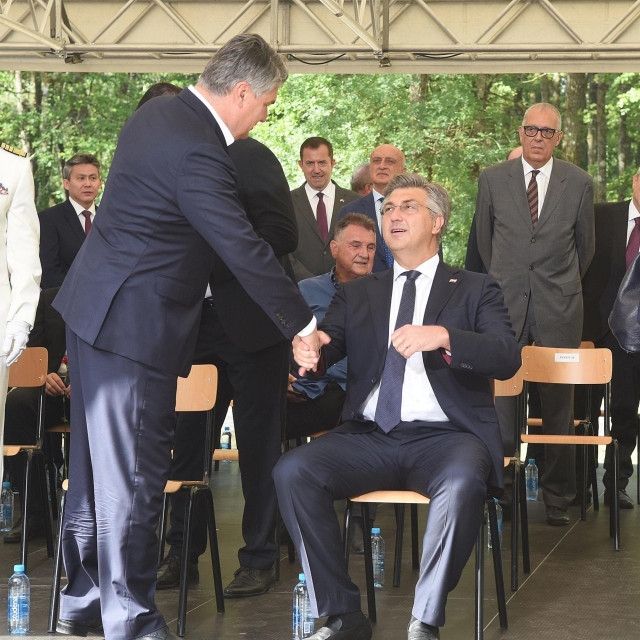 Zoran Milanović i Andrej Plenković