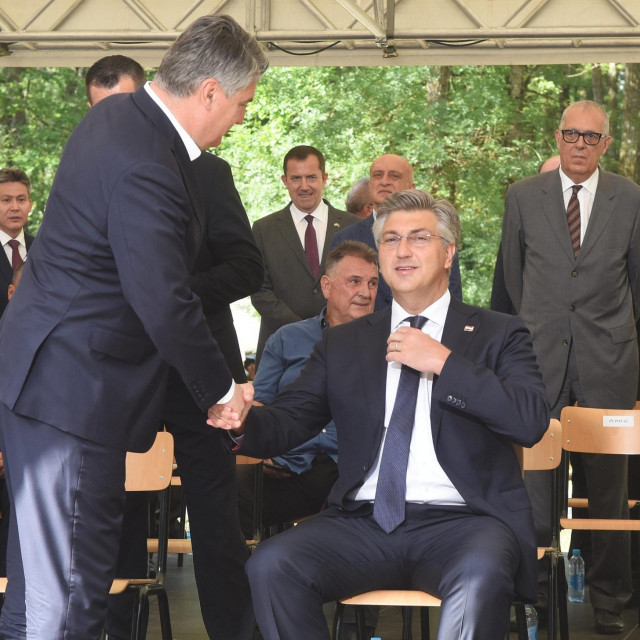 Zoran Milanović i Andrej Plenković
