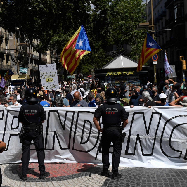 Prosvjed u Barceloni