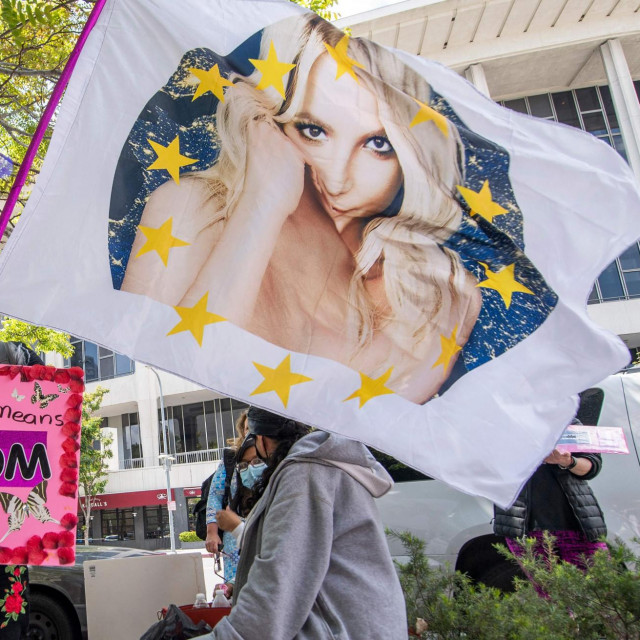 Prosvjed podrške Britney Spears pred sudnicom