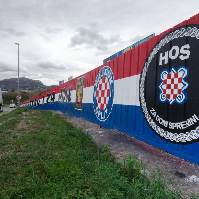 'Za dom spremni' na izlazu iz Splita