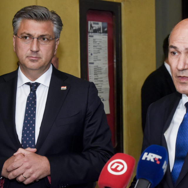 Andrej Plenković i Janez Janša, arhivska fotografija
 