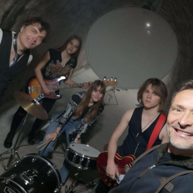 Nasljednici, snimanje spota; Ognjen Golubić i Branimir Farkaš