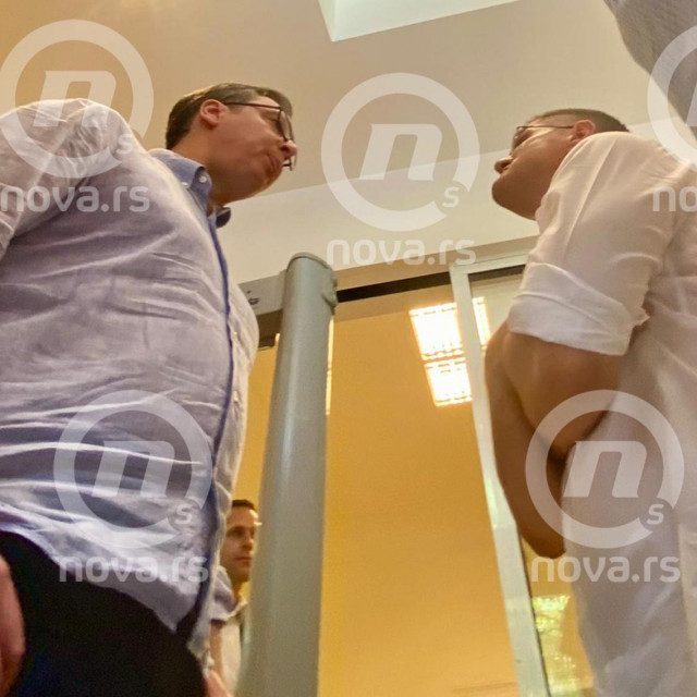 Aleksandar Vučić i Vuk Jeremić