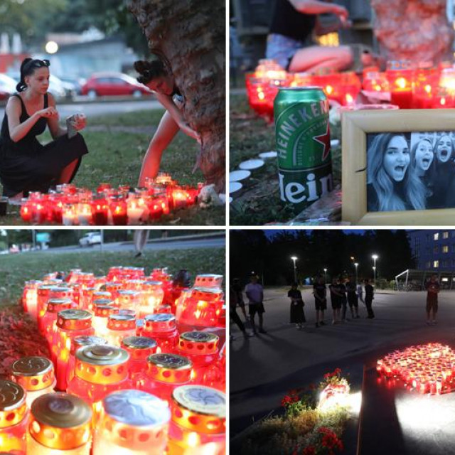 Oproštaj od nesretno poginule Petre