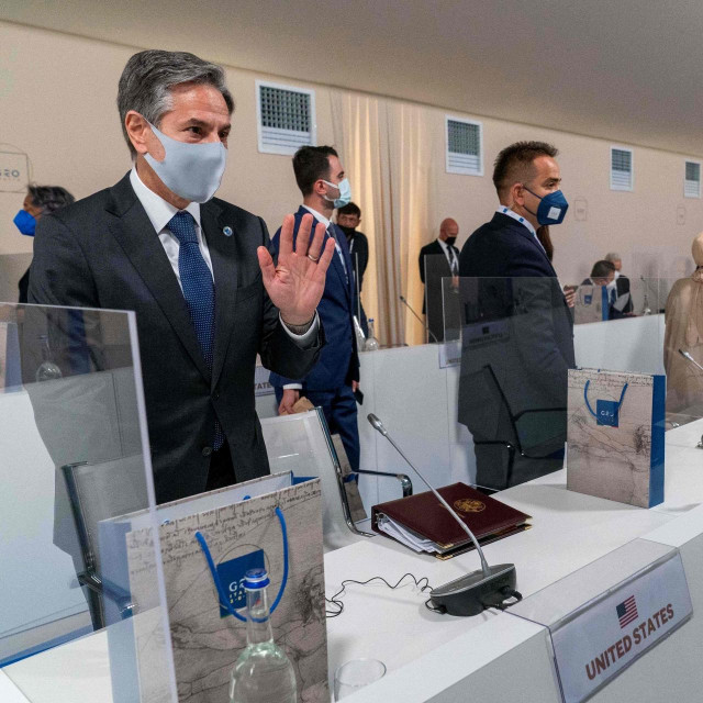 Antony Blinken na sastanku zemalja G20 u Materi