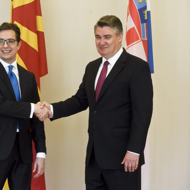 Stevo Pendarovski i Zoran Milanović