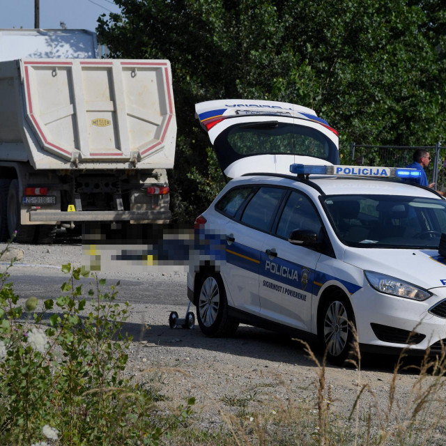 Ulica u kojoj se dogodila prometna nesreća