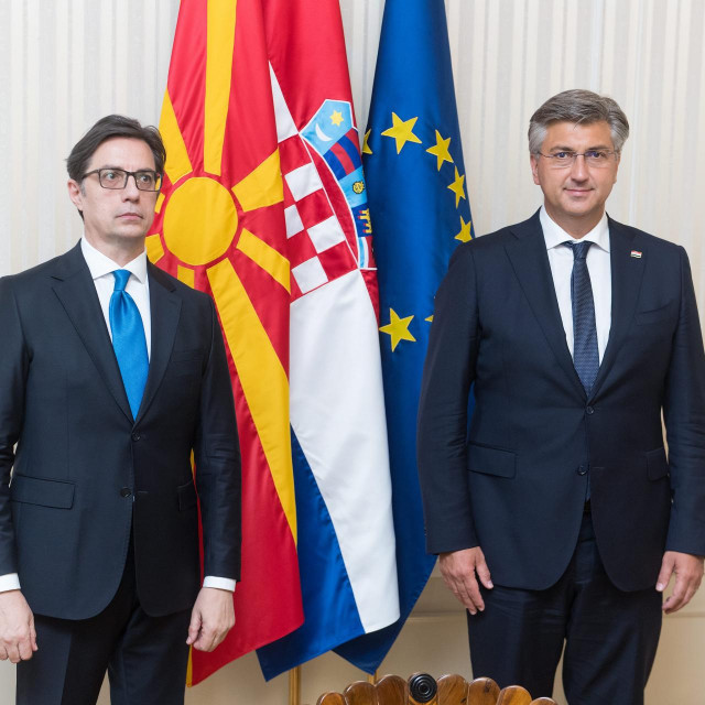 Stevo Pendarovski i Andrej Plenković
 