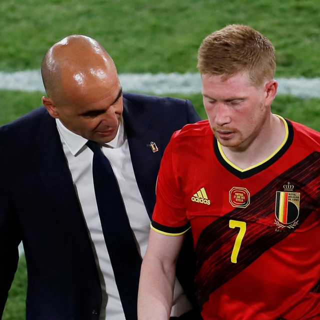 Roberto Martinez i Kevin De Bruyne