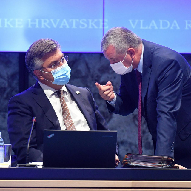 Andrej Plenković i Darko Horvat