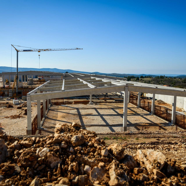 Radovi na odlagalištu reciklažnog dvorišta na odlagalištu otpada Bikarac (veljača 2021.)