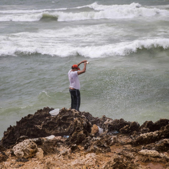 Uragan Elsa snimljen u Santo Domingu