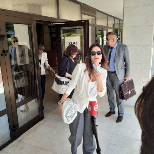 Severina nakon ročišta na splitskom sudu