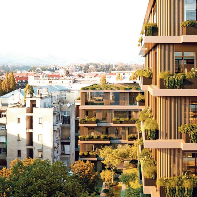 3D ilustracija projekta VMD Grupe koji se gradi u Branimirovoj ulici