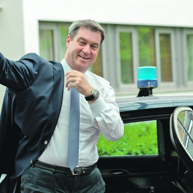 Uhićenik je bio blizak čelnicima CSU, čiji je predsjednik Markus Söder (na fotografiji)