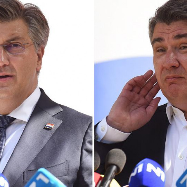 Andrej Plenković i Zoran Milanović