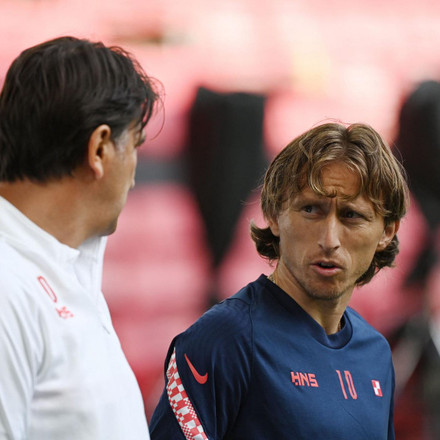 Zlatko Dalić i Luka Modrić