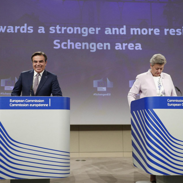 Margaritis Schinas i Ylva Johansson