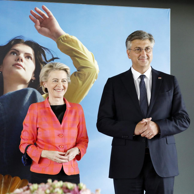 Ursula von der Leyen i Andrej Plenković
