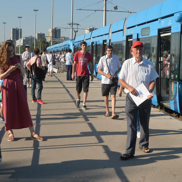 Tramvaj u Novom Zagrebu, Ilustracija