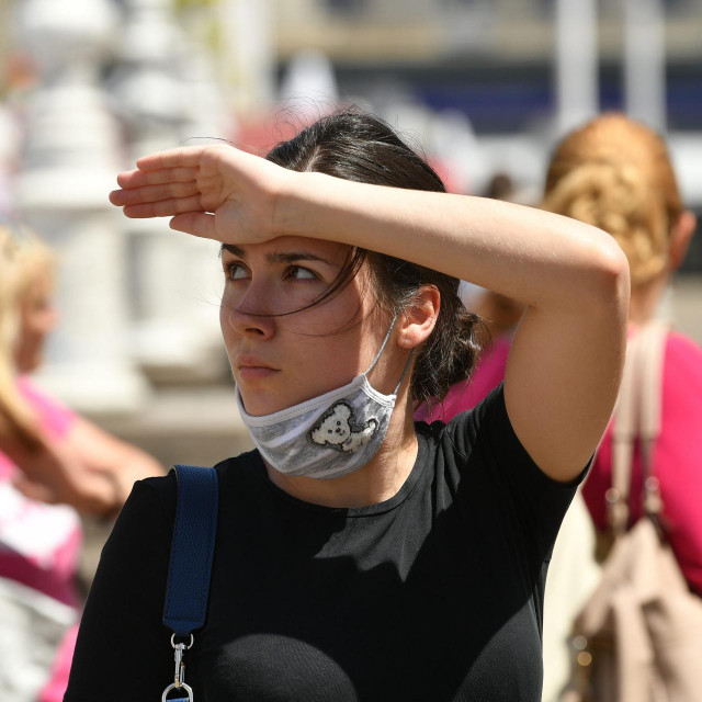 Toplinski val u centru Zagreba