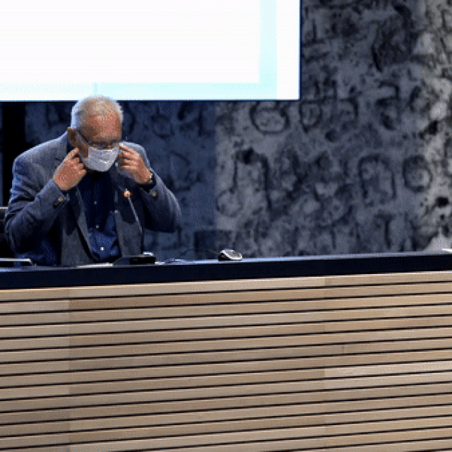 Na konferenciji Stožera ministri Božinović i Beroš te Krunoslav Capak skinuli maske