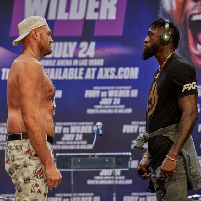 Tyson Fury i Deontay Wilder
 