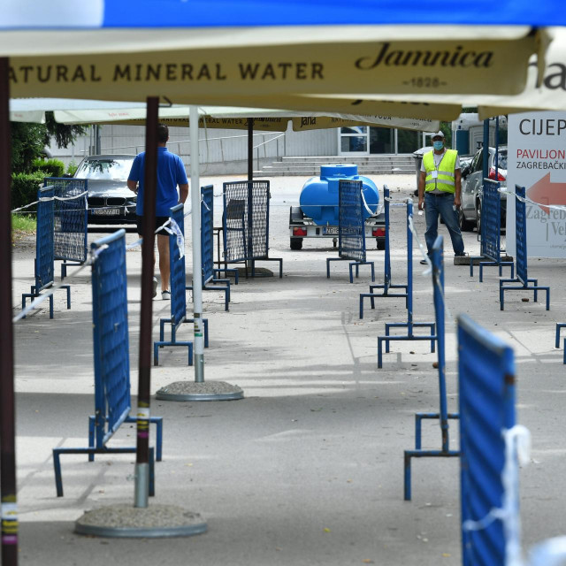 Cijepljenje na zagrebačkom Velesajmu (10.7.2021.)