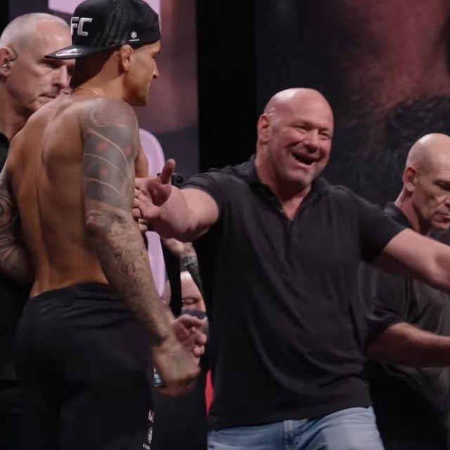 Dustin Poirier, Dana White i Conor McGregor