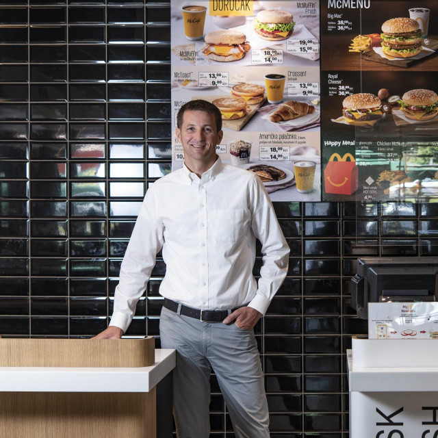 Pavel Pavliček, direktor McDonald's Hrvatska