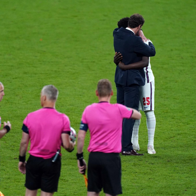 Gareth Southgate i Bukayo Saka