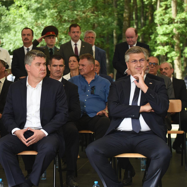 Zoran Milanović i Andrej Plenković